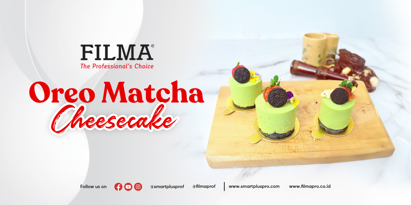Resep Oreo Matcha Cheesecake